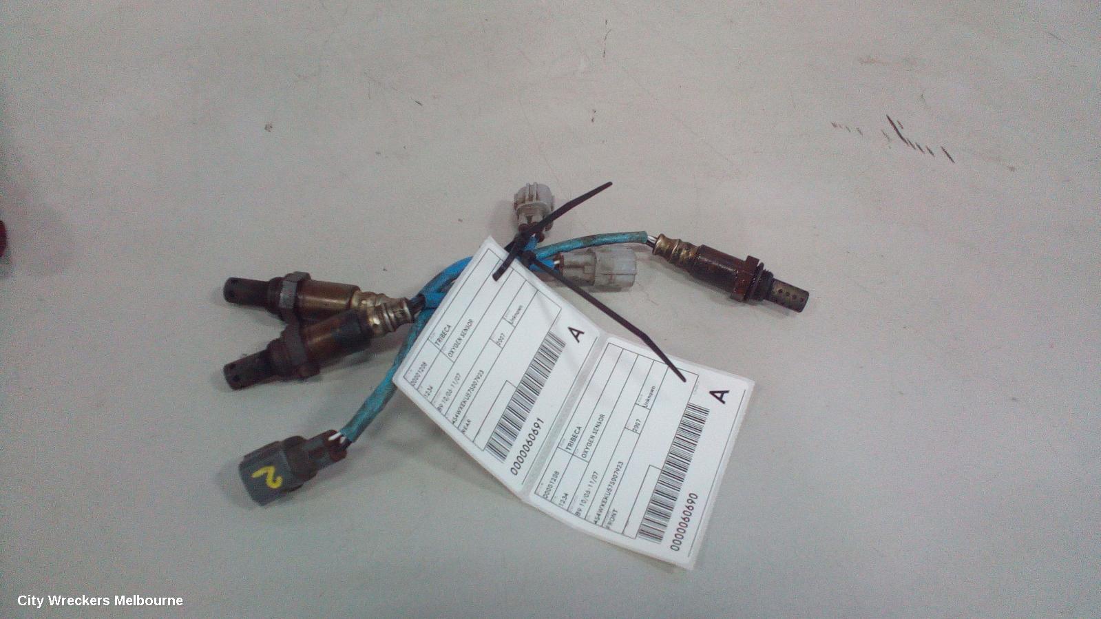 SUBARU TRIBECA OXYGEN SENSOR, POST-CAT, EZ30, B9, 10/2006 - 11/2007