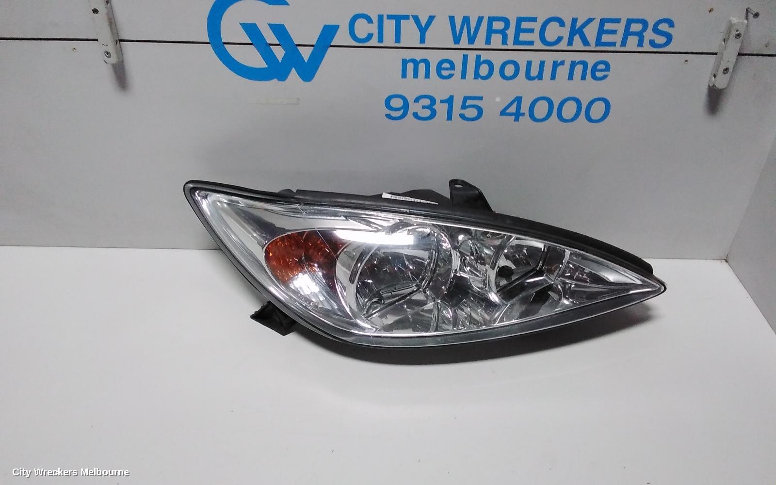 TOYOTA CAMRY RIGHT HEADLAMP, SK36, ALTISE/ATEVA/AZURA, CHROME INSERT TYPE, 08/2002 - 09/2004