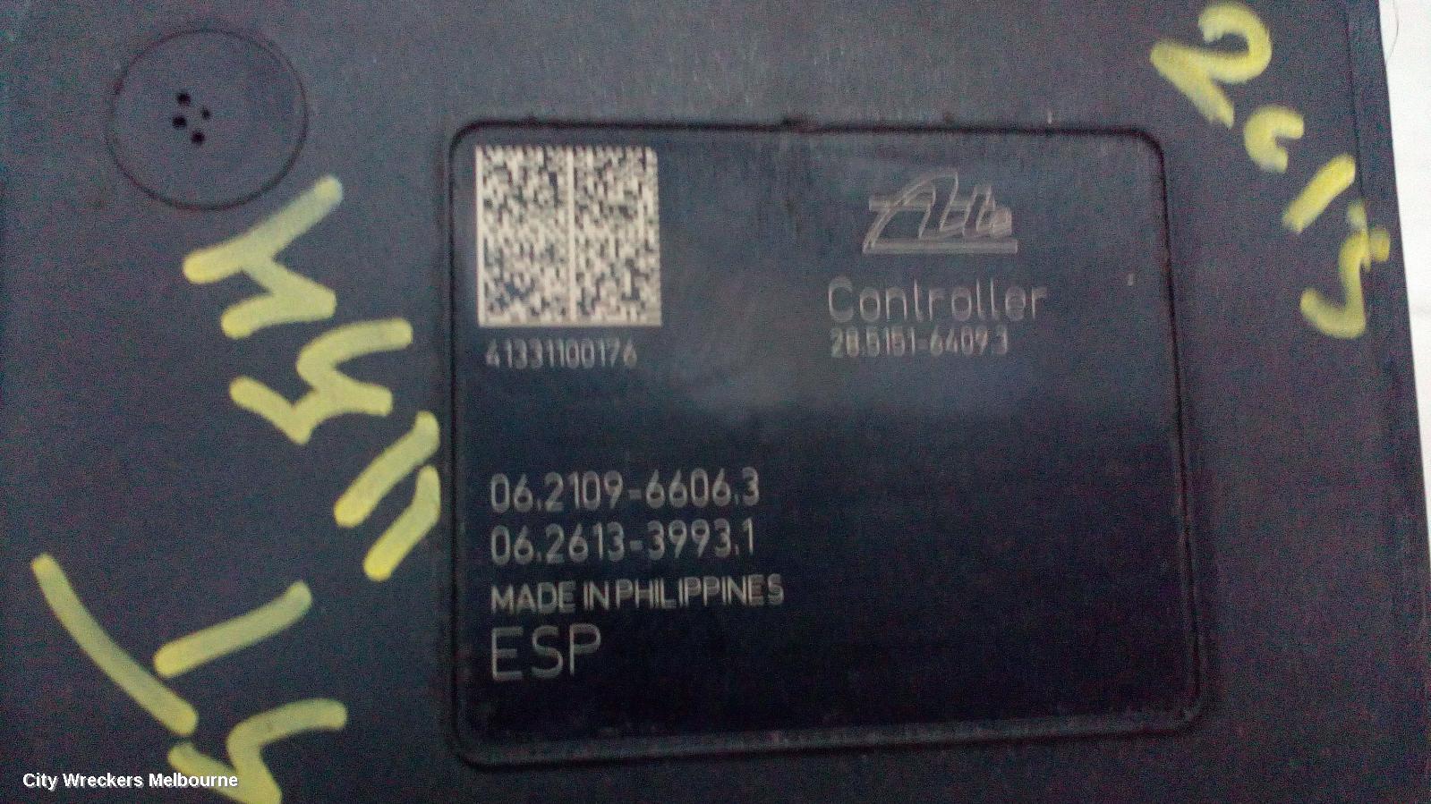 MITSUBISHI OUTLANDER ABS PUMP/MODULATOR, ZJ, P/N 4670A756, 10/2012 - 03/2015