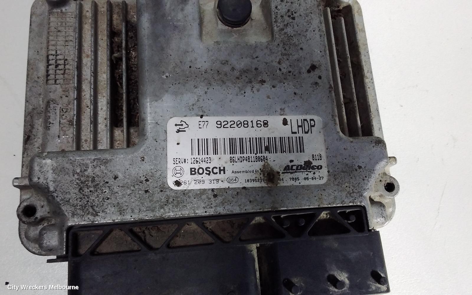 HOLDEN COMMODORE ECU, ENGINE ECU, 3.6 V6, ECU ONLY, VE, 11/2008 - 08/2010