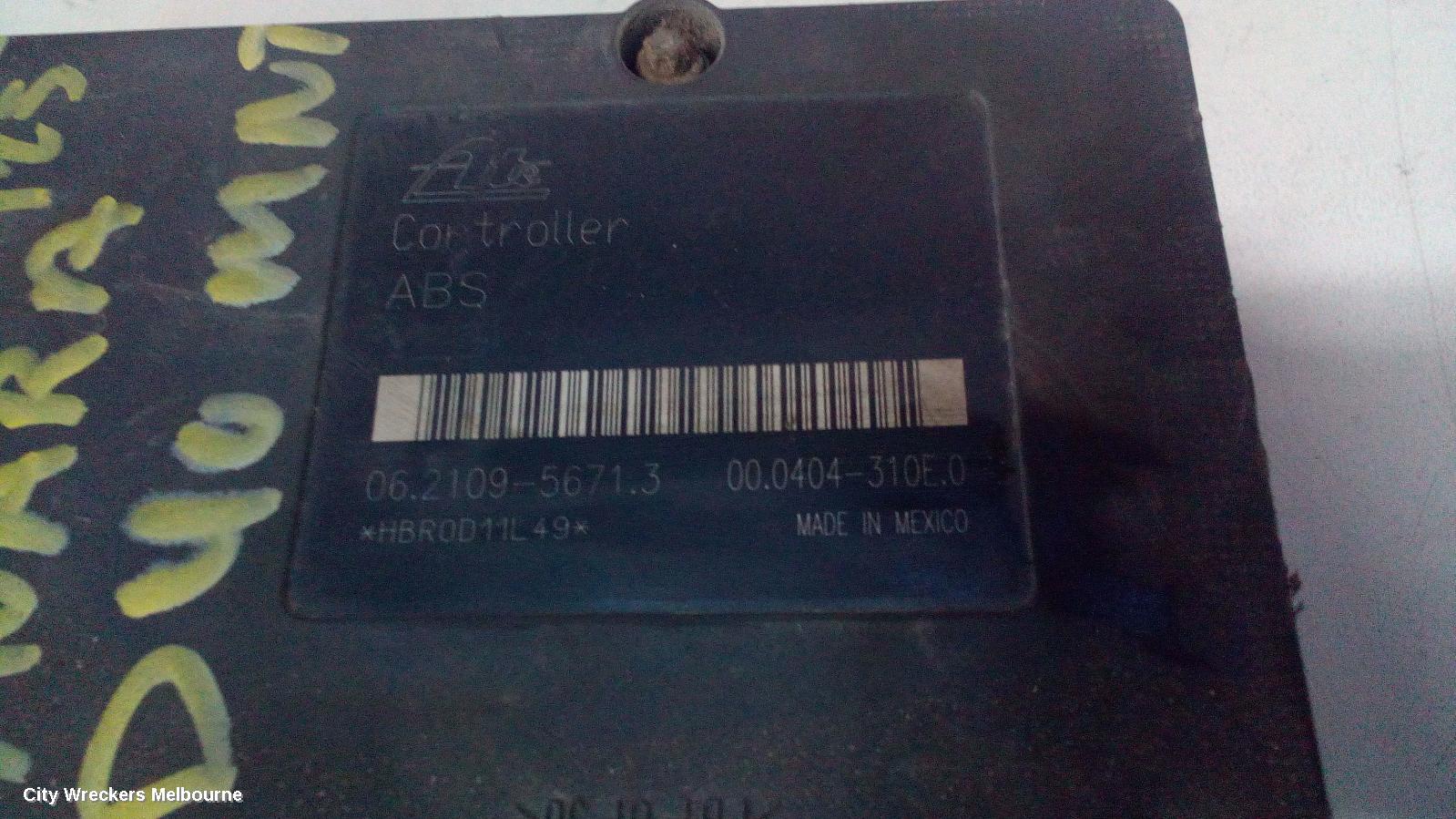 NISSAN NAVARA ABS PUMP/MODULATOR, D40, 47660 5X21A, 09/2005 - 08/2015