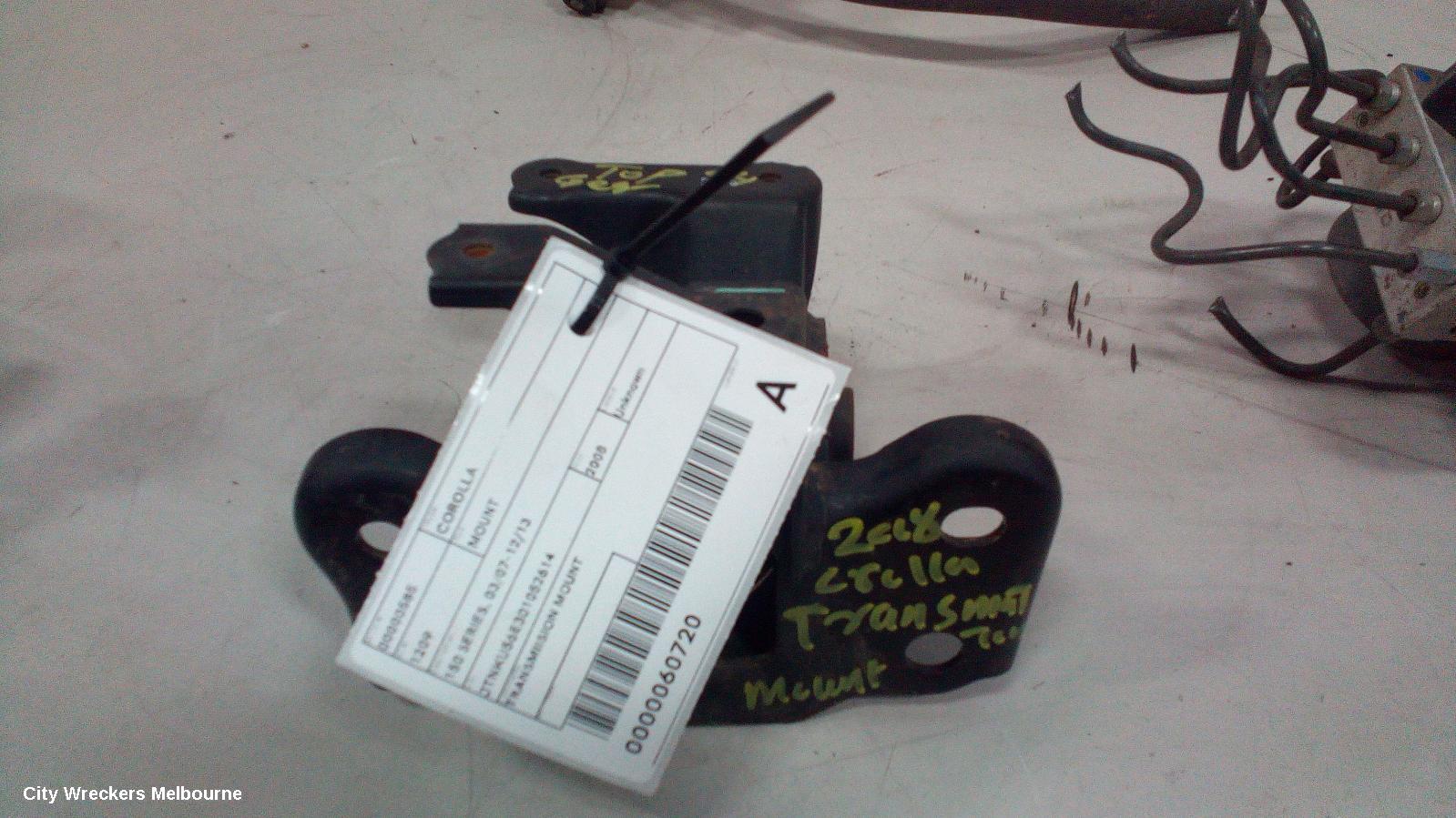TOYOTA COROLLA MOUNT, 150 SERIES, 03/2007 - 12/2013