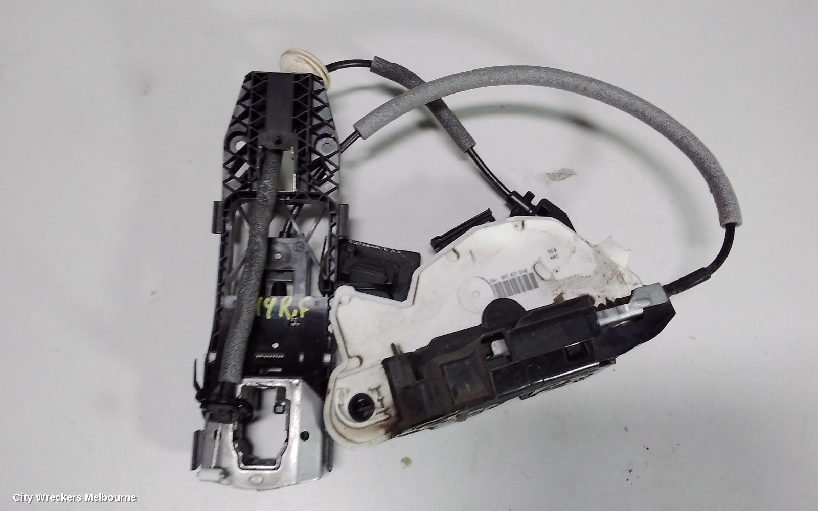 VOLKSWAGEN GOLF DOOR/BOOT/GATE LOCK, RIGHT FRONT DOOR LOCK, P/N 5K2837016E, GEN 7, 03/2013 ONWARDS