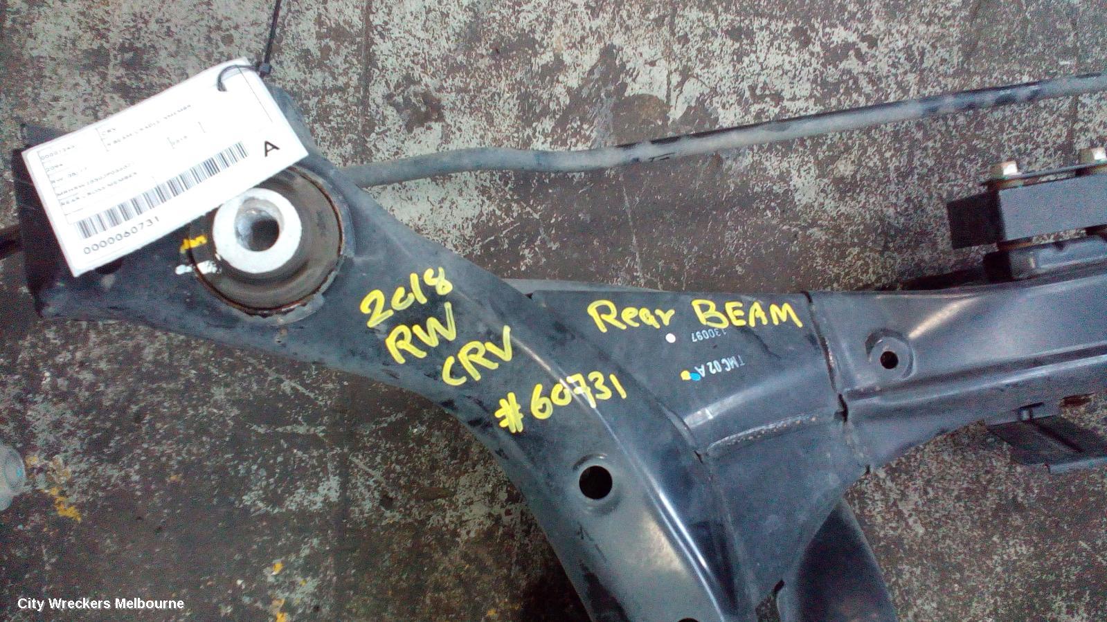 HONDA CRV R BEAM/CRADLE/XMEMBR, RW, 05/2017 - 08/2023