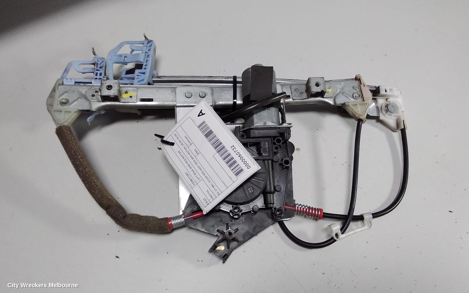 FORD TERRITORY LEFT REAR WND REG/MOTOR, SX-SY MKI, DOOR REG ASSY (REG AND MOTOR), 05/2004 - 04/2009