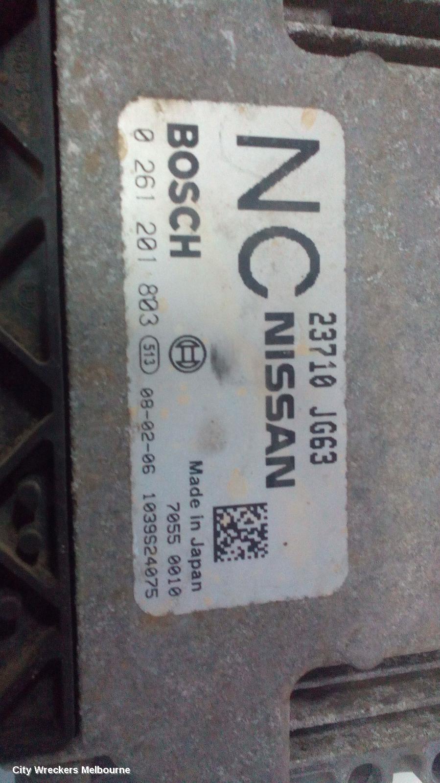 NISSAN XTRAIL ECU, ENGINE ECU, 2.5, PETROL, MANUAL T/M TYPE, ECU ONLY, T31, 09/2007 - 12/2013