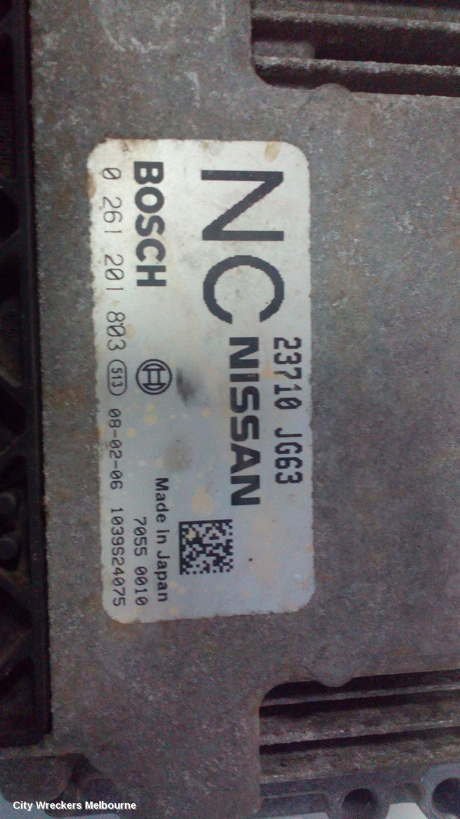 NISSAN XTRAIL ECU, ENGINE ECU, 2.5, PETROL, MANUAL T/M TYPE, ECU ONLY, T31, 09/2007 - 12/2013