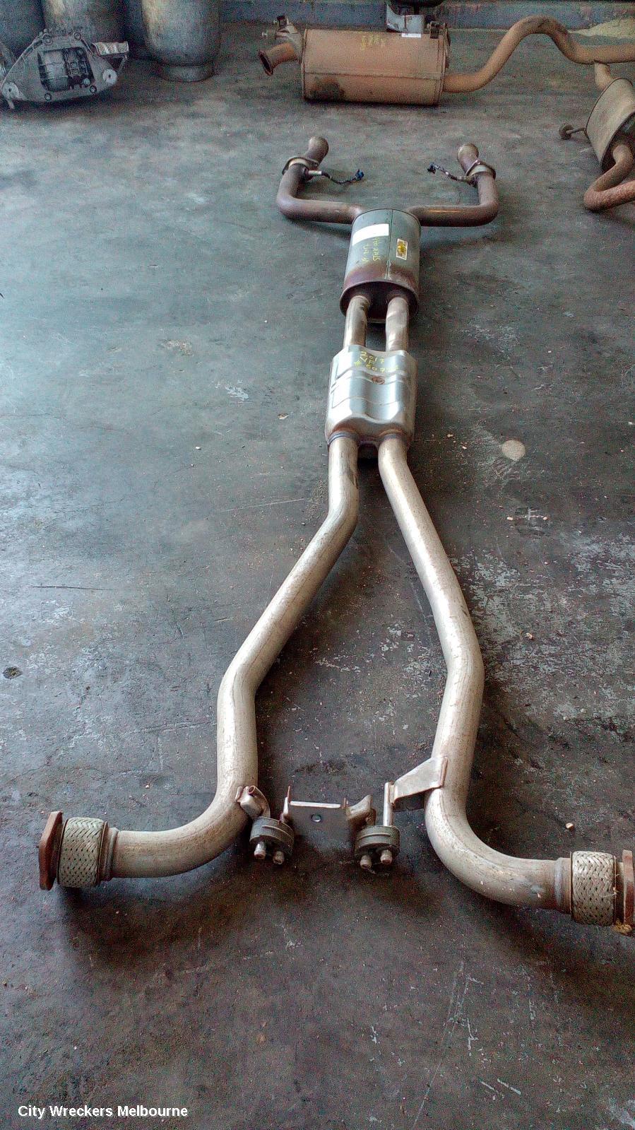 HOLDEN COMMODORE EXHAUST SYSTEM, VF, SEDAN, V6, DUAL MUFFLERS, 05/2013 - 12/2017