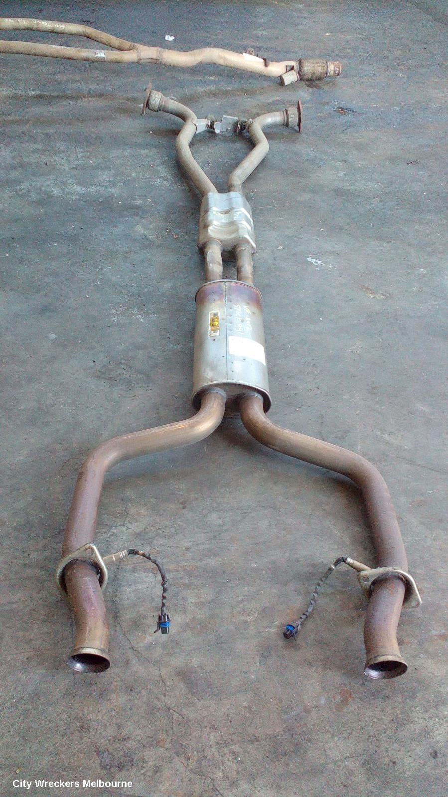 HOLDEN COMMODORE EXHAUST SYSTEM, VF, SEDAN, V6, DUAL MUFFLERS, 05/2013 - 12/2017