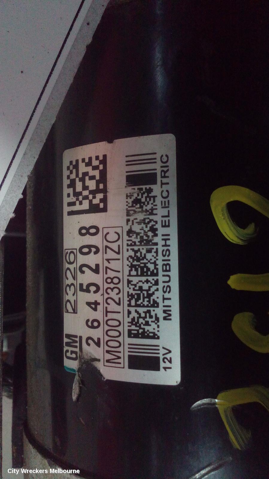 HOLDEN CAPTIVA STARTER, PETROL, 3.0, CG, 01/2011 - 06/2018