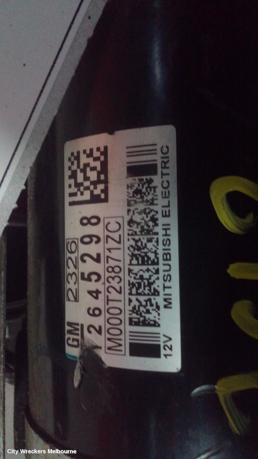HOLDEN CAPTIVA STARTER, PETROL, 3.0, CG, 01/2011 - 06/2018
