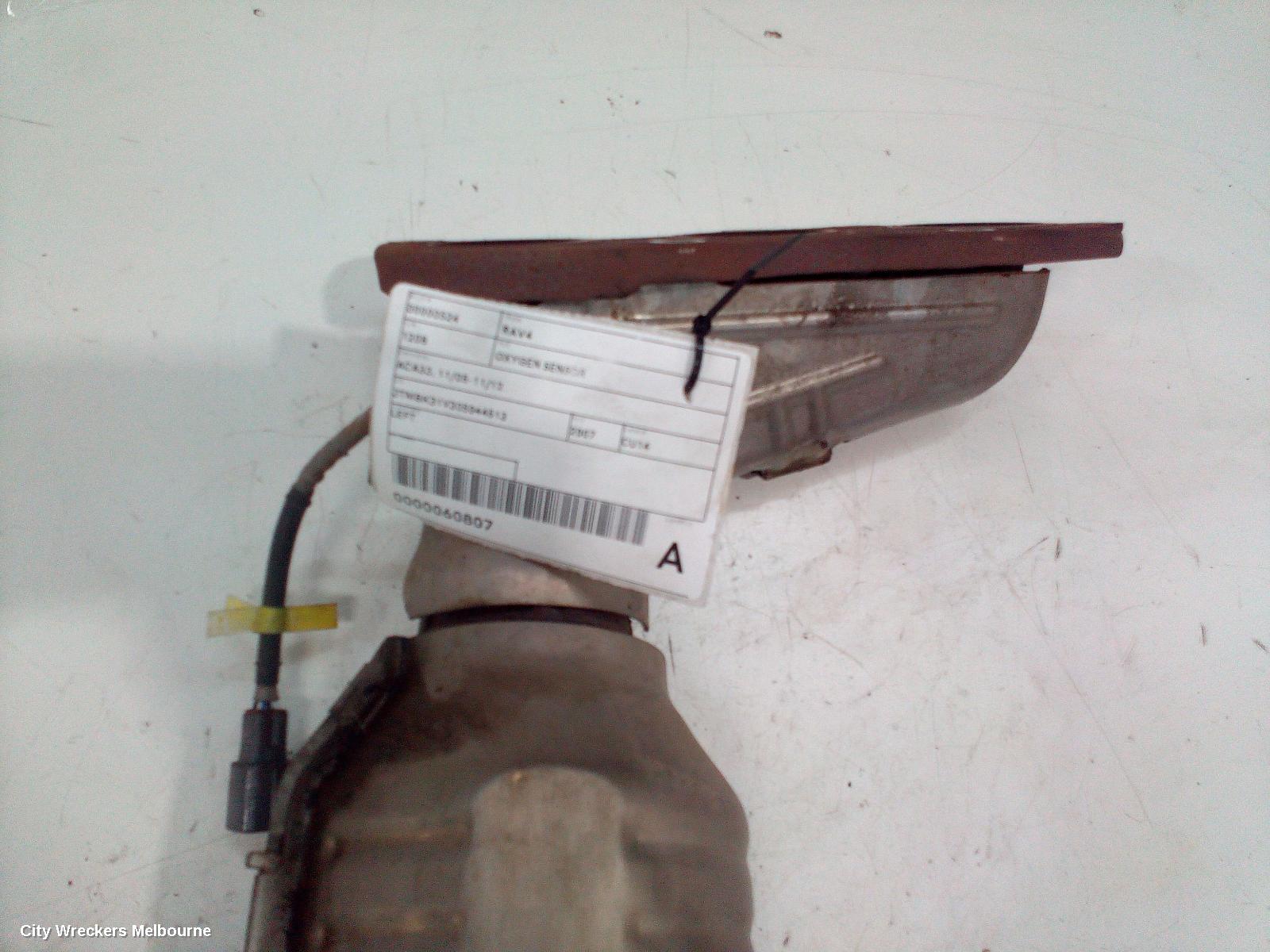 TOYOTA RAV4 OXYGEN SENSOR, ACA33/ACA38, 11/2005 - 11/2012