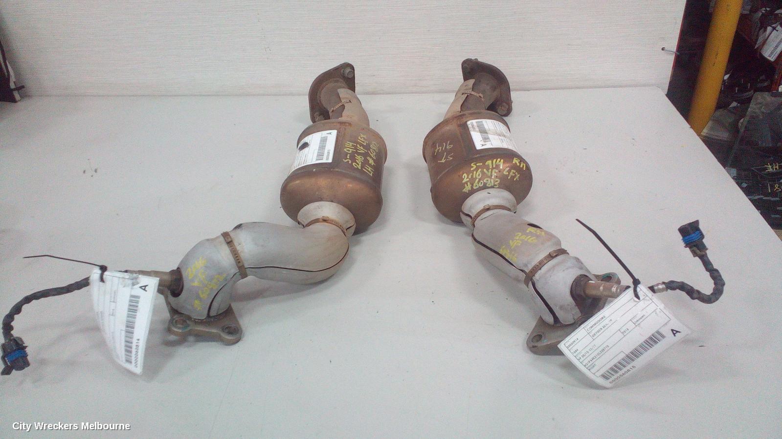 HOLDEN COMMODORE CATALYTIC CONVERTER, MANIFOLD-CAT TYPE, 3.6, LFX, LH SIDE, VF, 05/2013 - 12/2017