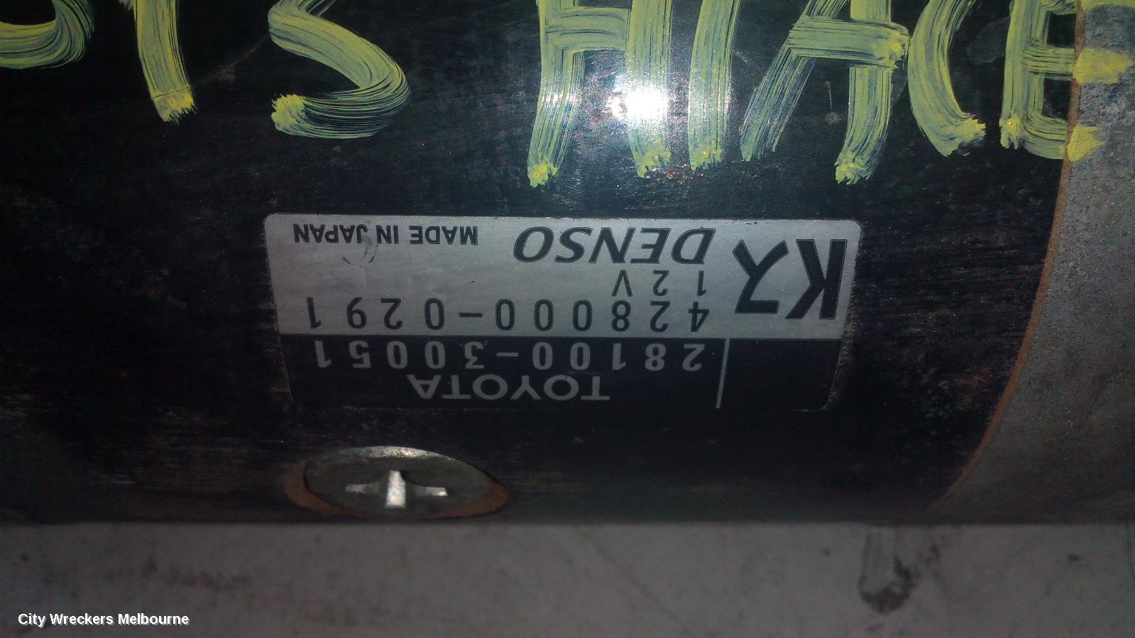 TOYOTA HIACE STARTER, DIESEL, 3.0, 1KD-FTV, TURBO, AUTO T/M TYPE, KDH, 09/2006 - 04/2019
