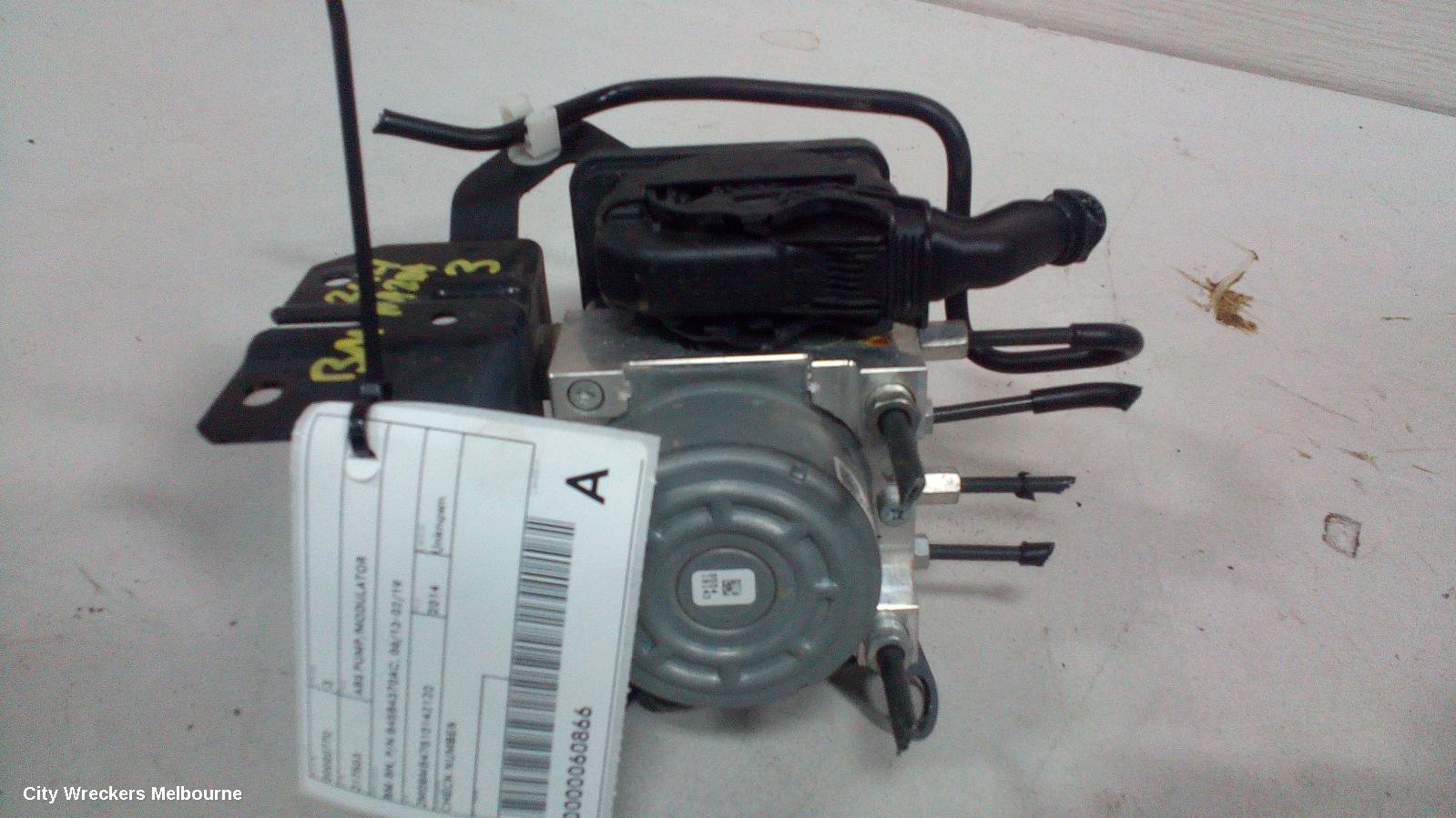 MAZDA 3 ABS PUMP/MODULATOR, BM-BN, P/N B45A437A0A, 06/2013 - 02/2019