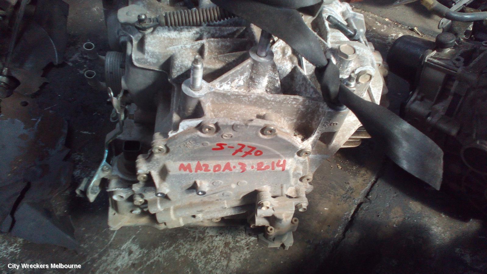 MAZDA 3 TRANS/GEARBOX, AUTO, PETROL, 2.0, BM, 11/2013 - 05/2016