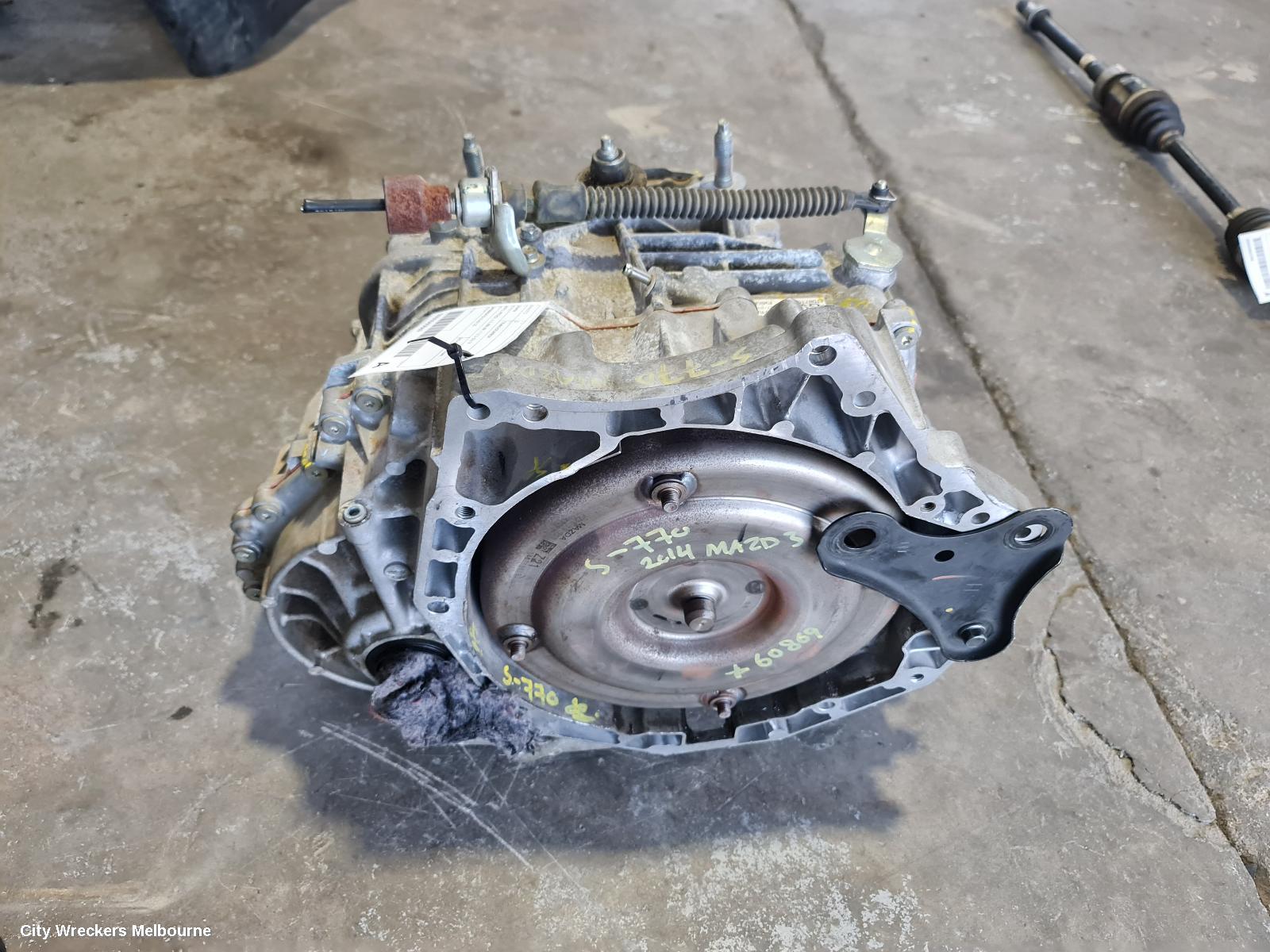 MAZDA 3 TRANS/GEARBOX, AUTO, PETROL, 2.0, BM, 11/2013 - 05/2016