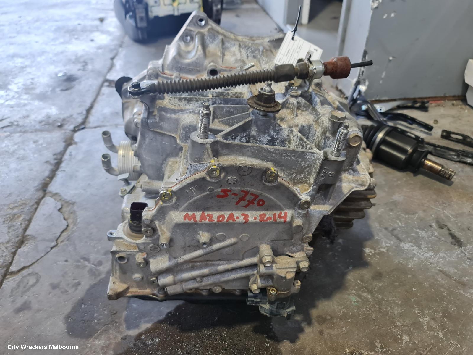 MAZDA 3 TRANS/GEARBOX, AUTO, PETROL, 2.0, BM, 11/2013 - 05/2016