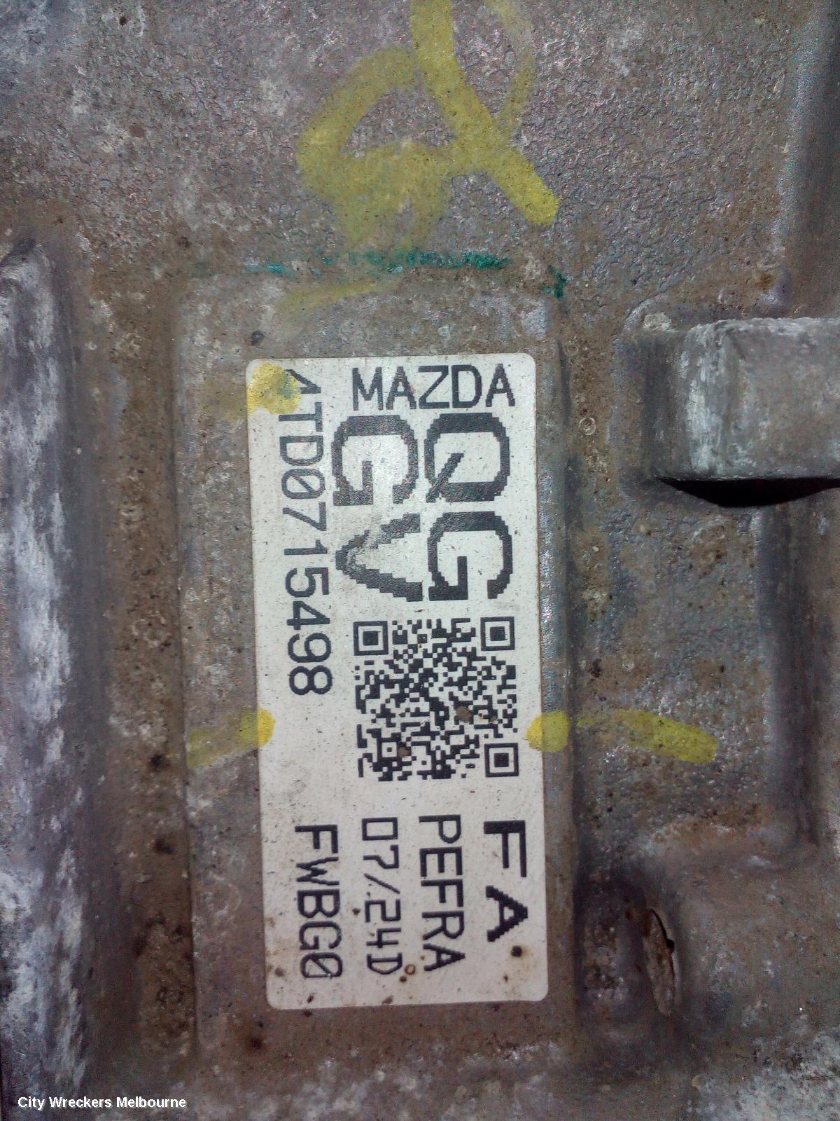 MAZDA 3 TRANS/GEARBOX, AUTO, PETROL, 2.0, BM, 11/2013 - 05/2016
