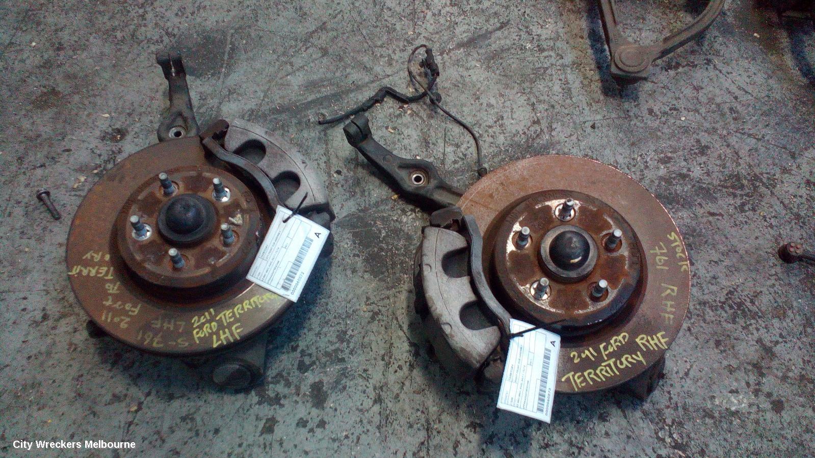 FORD TERRITORY RIGHT FRONT HUB ASSEMBLY, SZ MKI-MKII, RWD, 04/2011 - 12/2016