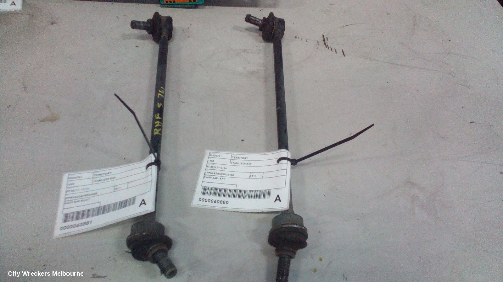FORD TERRITORY STABILISER BAR, SZ, 03/2011 - 12/2016
