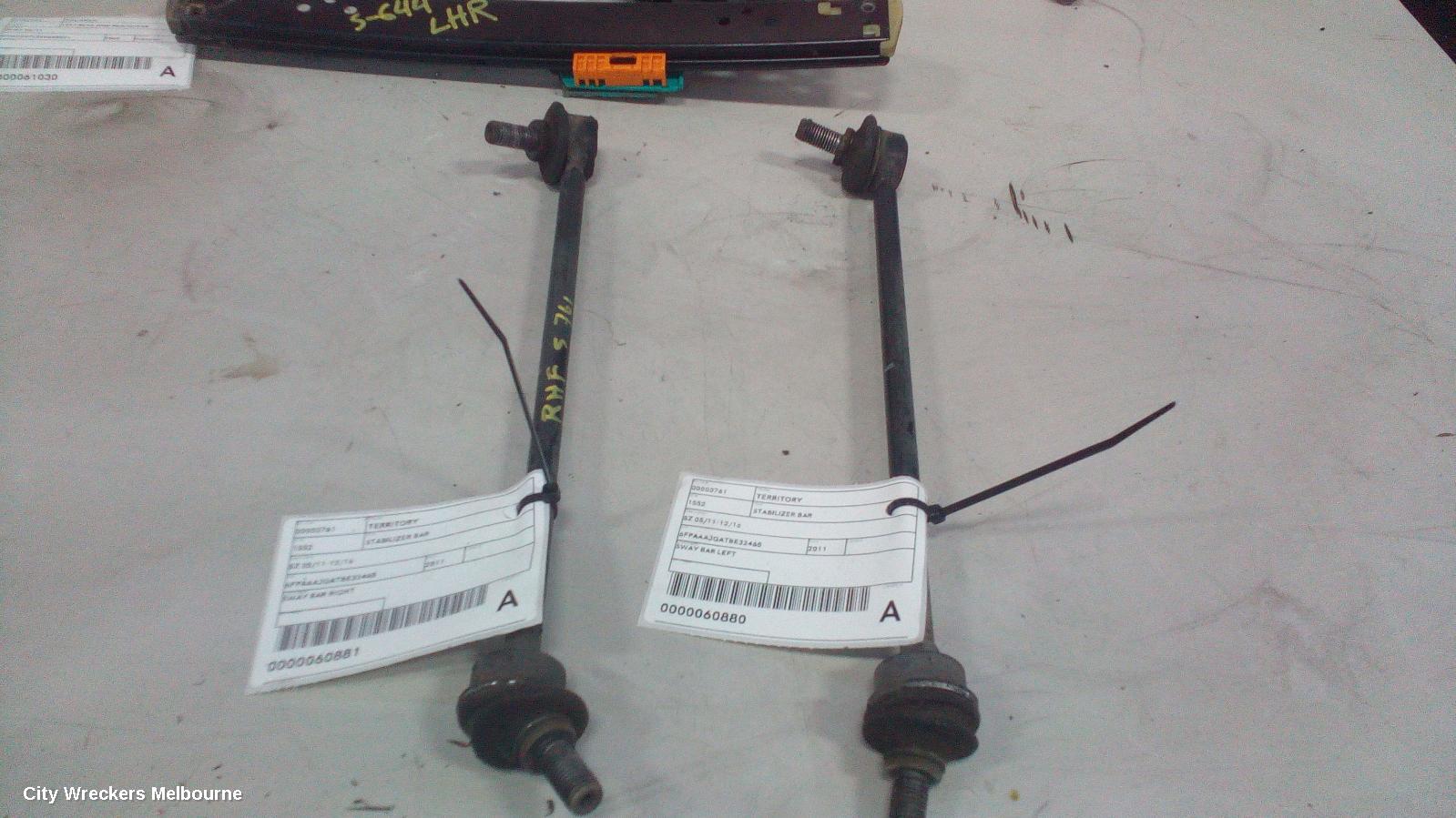 FORD TERRITORY STABILISER BAR, SZ, 03/2011 - 12/2016