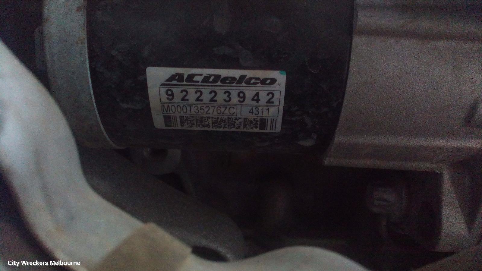 HOLDEN COMMODORE STARTER, 3.0, LFW, VF, 05/2013 - 12/2017