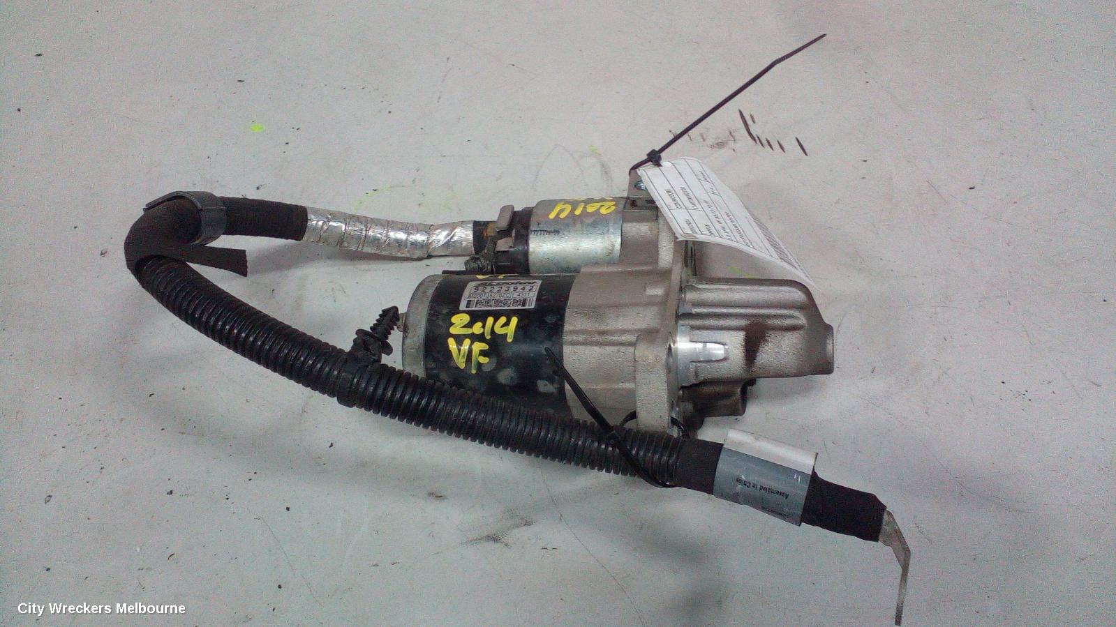HOLDEN COMMODORE STARTER, 3.0, LFW, VF, 05/2013 - 12/2017