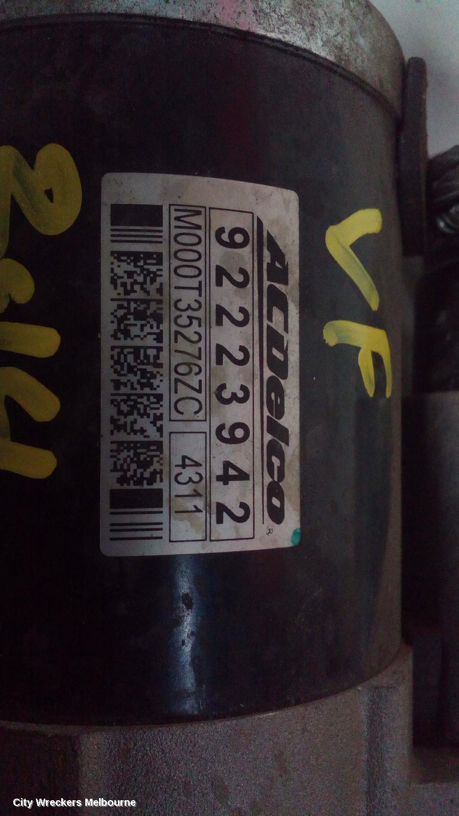 HOLDEN COMMODORE STARTER, 3.0, LFW, VF, 05/2013 - 12/2017