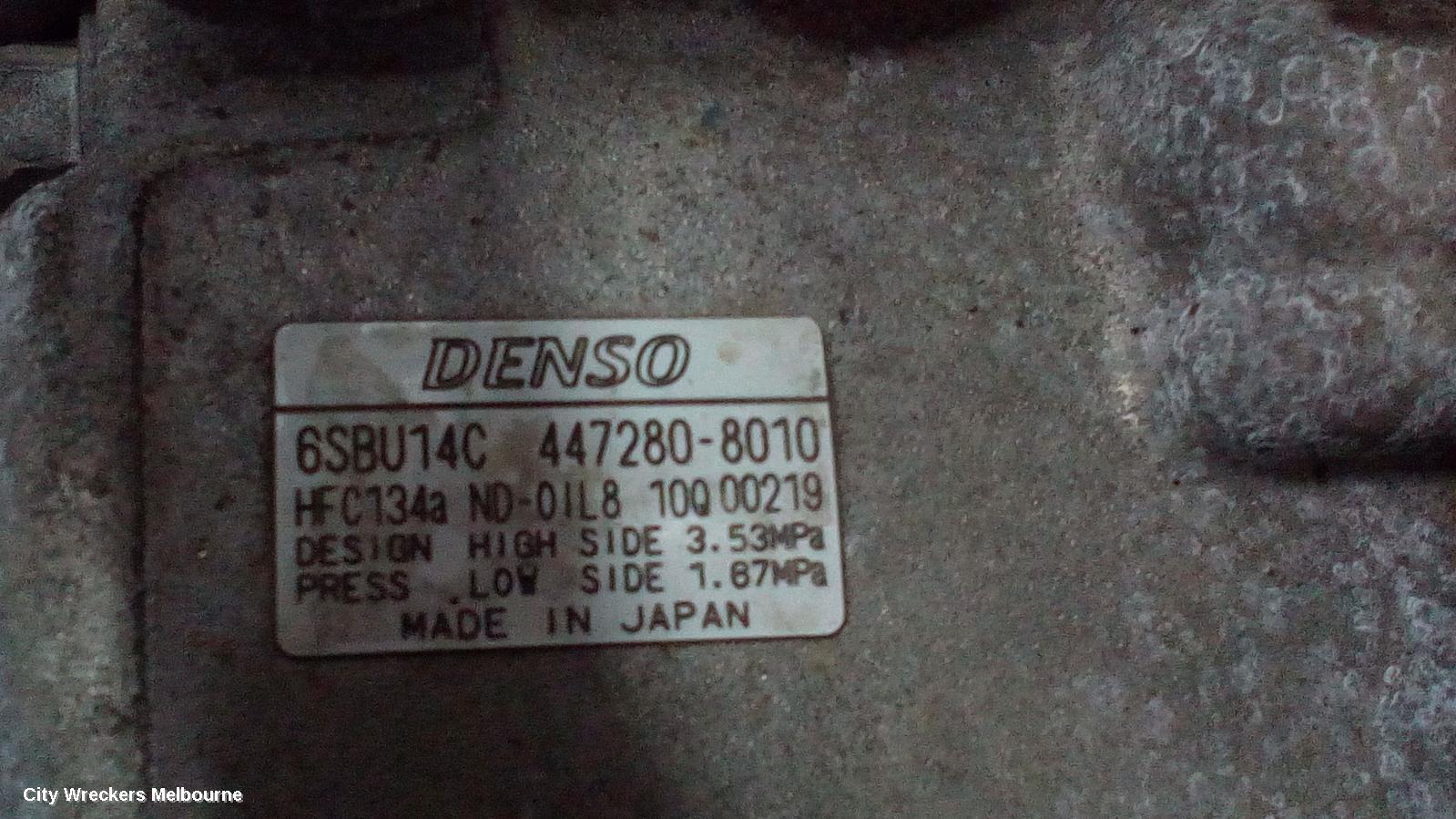 HOLDEN COMMODORE A/C COMPRESSOR, VF, 3.0, 05/2013 - 12/2017