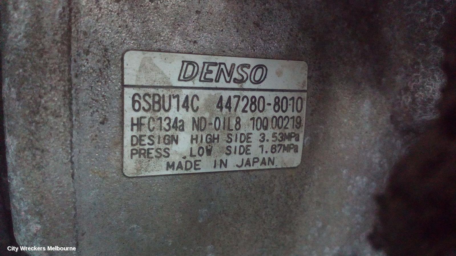 HOLDEN COMMODORE A/C COMPRESSOR, VF, 3.0, 05/2013 - 12/2017