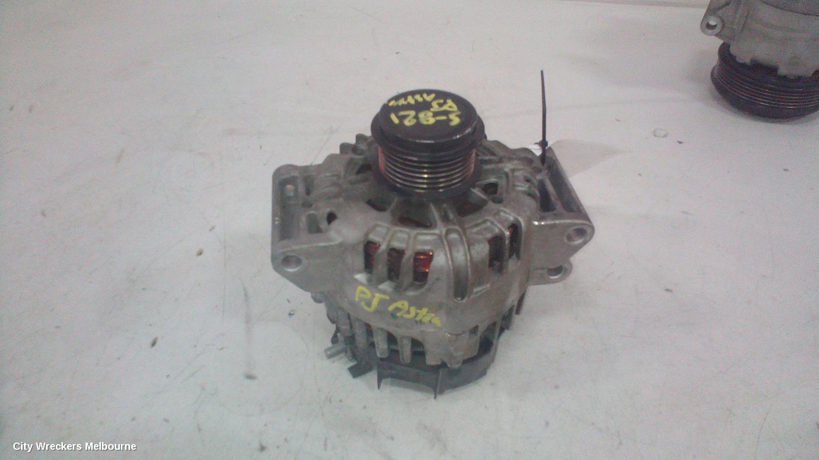 HOLDEN ASTRA ALTERNATOR, PETROL, 2.0, TURBO, PJ, 12/2014 - 01/2017