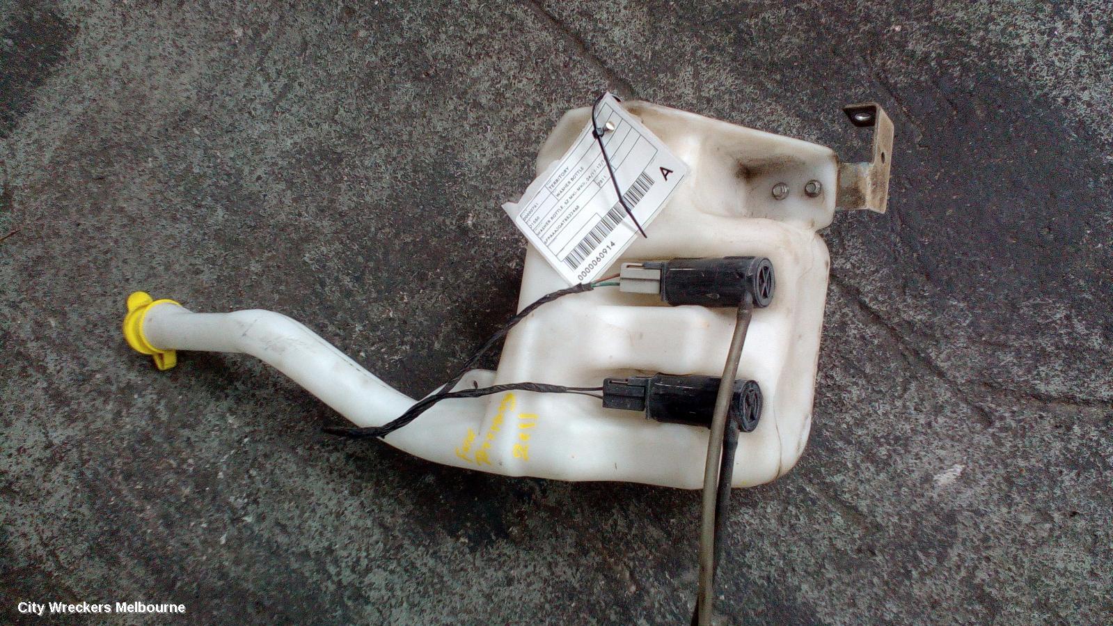 FORD TERRITORY WASHER BOTTLE, WASHER BOTTLE, SZ MKI-MKII, 04/2011 - 12/2016