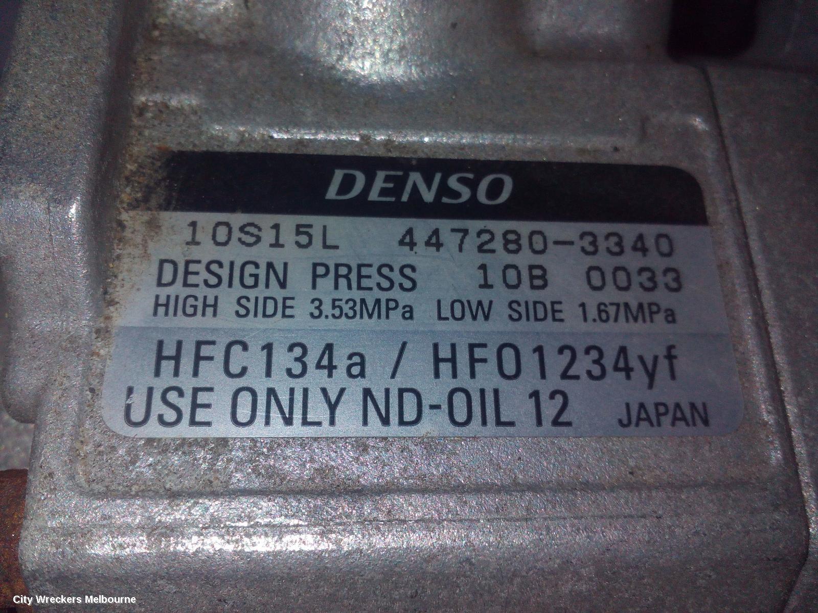 SUBARU OUTBACK A/C COMPRESSOR, 6TH GEN, 2.0, EE20, DIESEL, 08/2014 ONWARDS