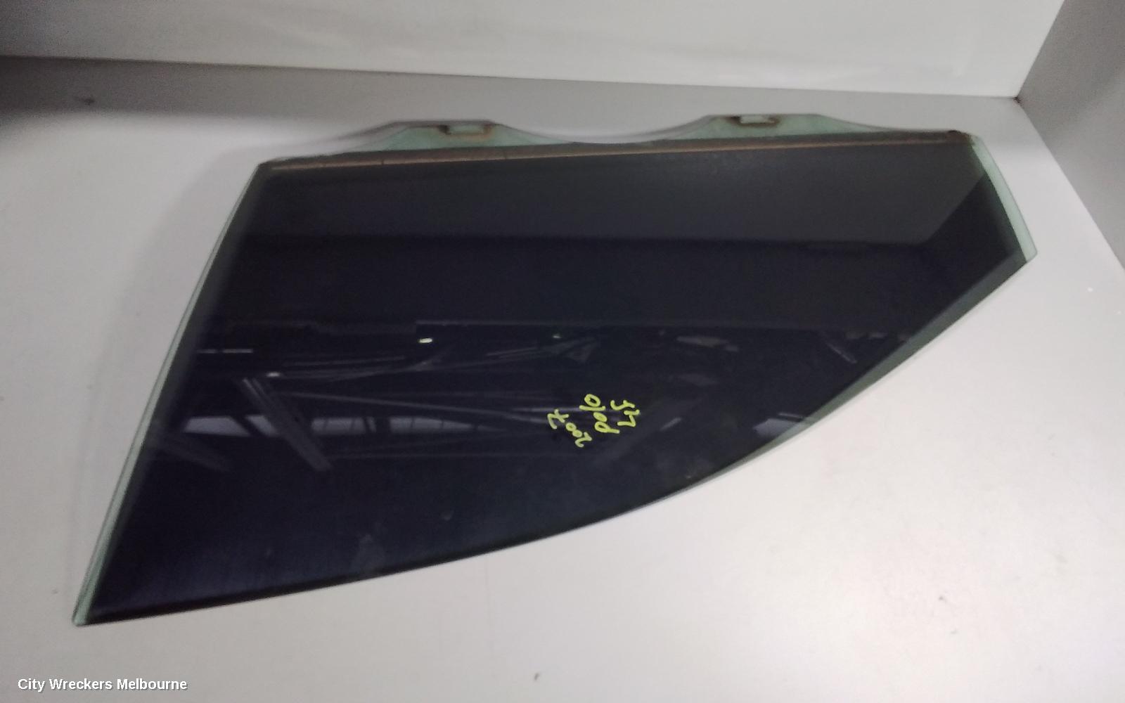 VOLKSWAGEN POLO LEFT FRONT DOOR WINDOW, 9N, 5DR, 07/2002 - 04/2010