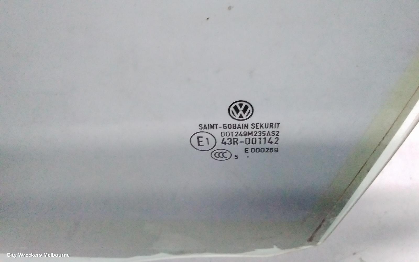 VOLKSWAGEN POLO LEFT FRONT DOOR WINDOW, 9N, 5DR, 07/2002 - 04/2010
