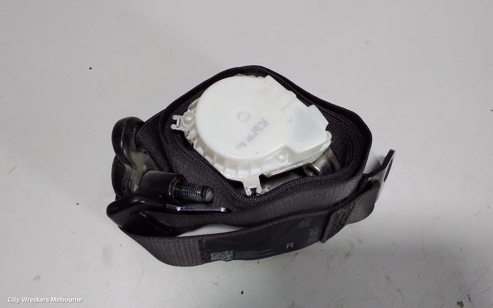 HOLDEN COMMODORE SEATBELT/STALK, RH FRONT, SEAT BELT ONLY, VF, 05/2013 - 12/2017