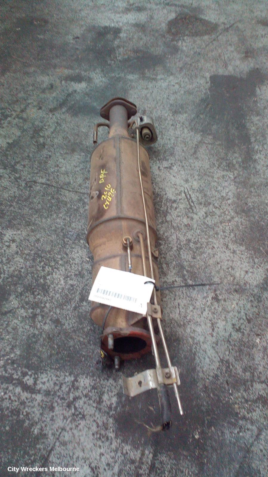 HOLDEN CRUZE PARTICULATE FILTER/DPF, 2.0, DIESEL, JG, 03/2009 - 02/2011