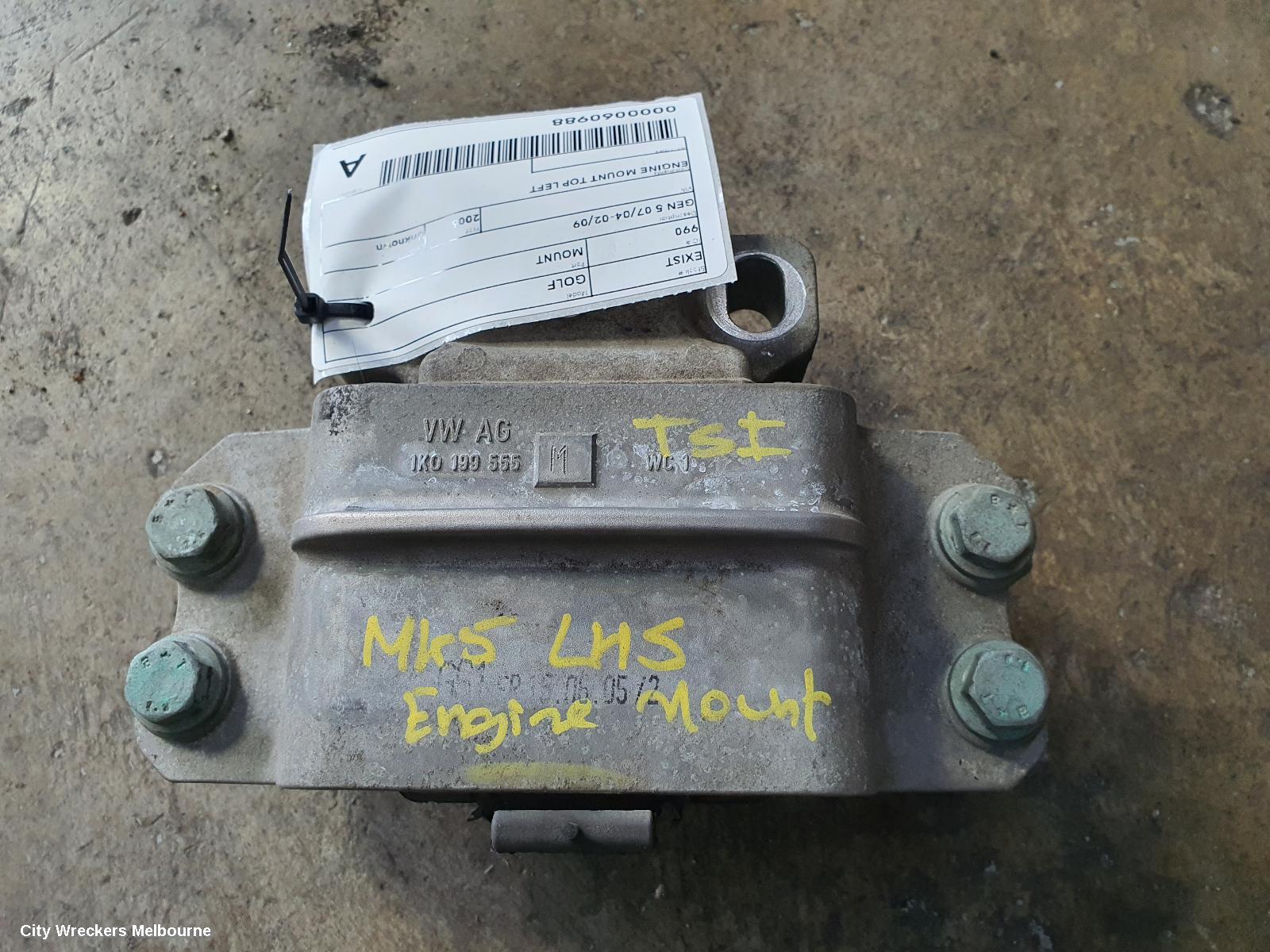 VOLKSWAGEN GOLF MOUNT, GEN 5 06/2004 - 02/2009