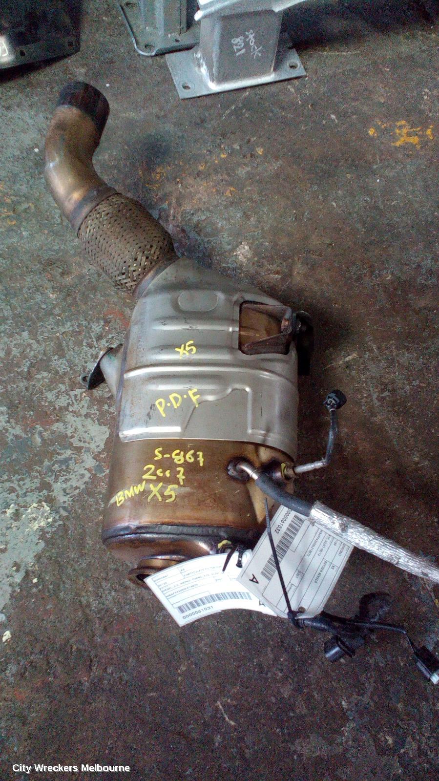 BMW X5 PARTICULATE FILTER/DPF, DIESEL, 3.0, M57N2, TURBO, E70, 03/2007 - 05/2010