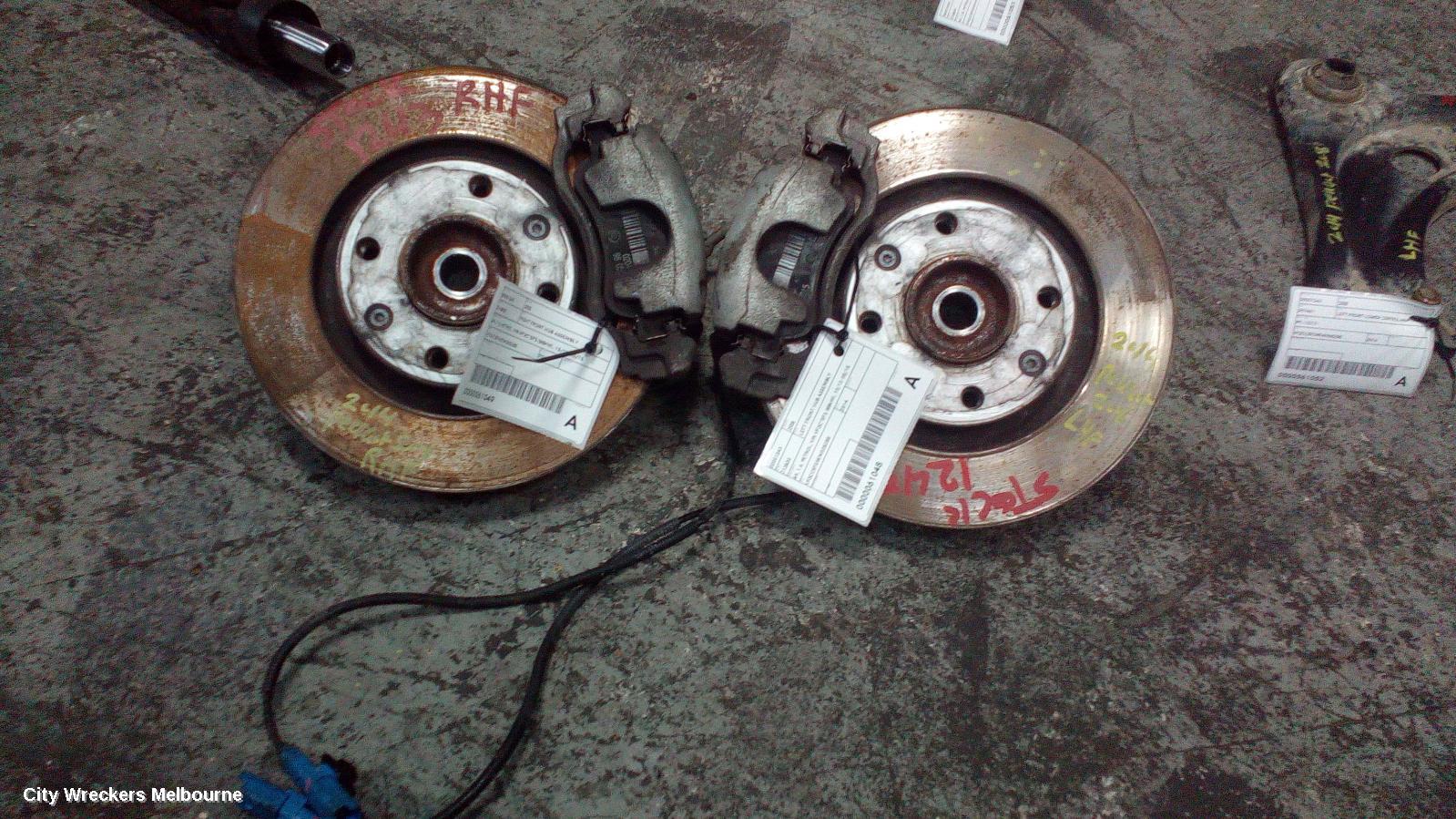 PEUGEOT 208 RIGHT FRONT HUB ASSEMBLY, A9, 1.6, PETROL, VIN VF3C*5FS (88KW), 10/2012 - 05/2015