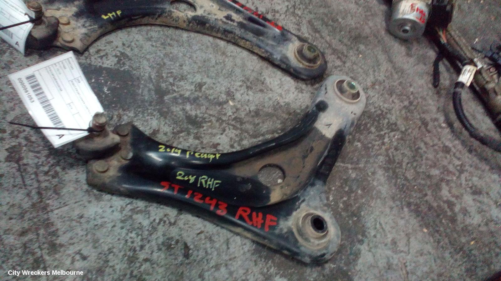 PEUGEOT 208 RIGHT FRONT LOWER CONTROL ARM, A9, 10/2012 ONWARDS