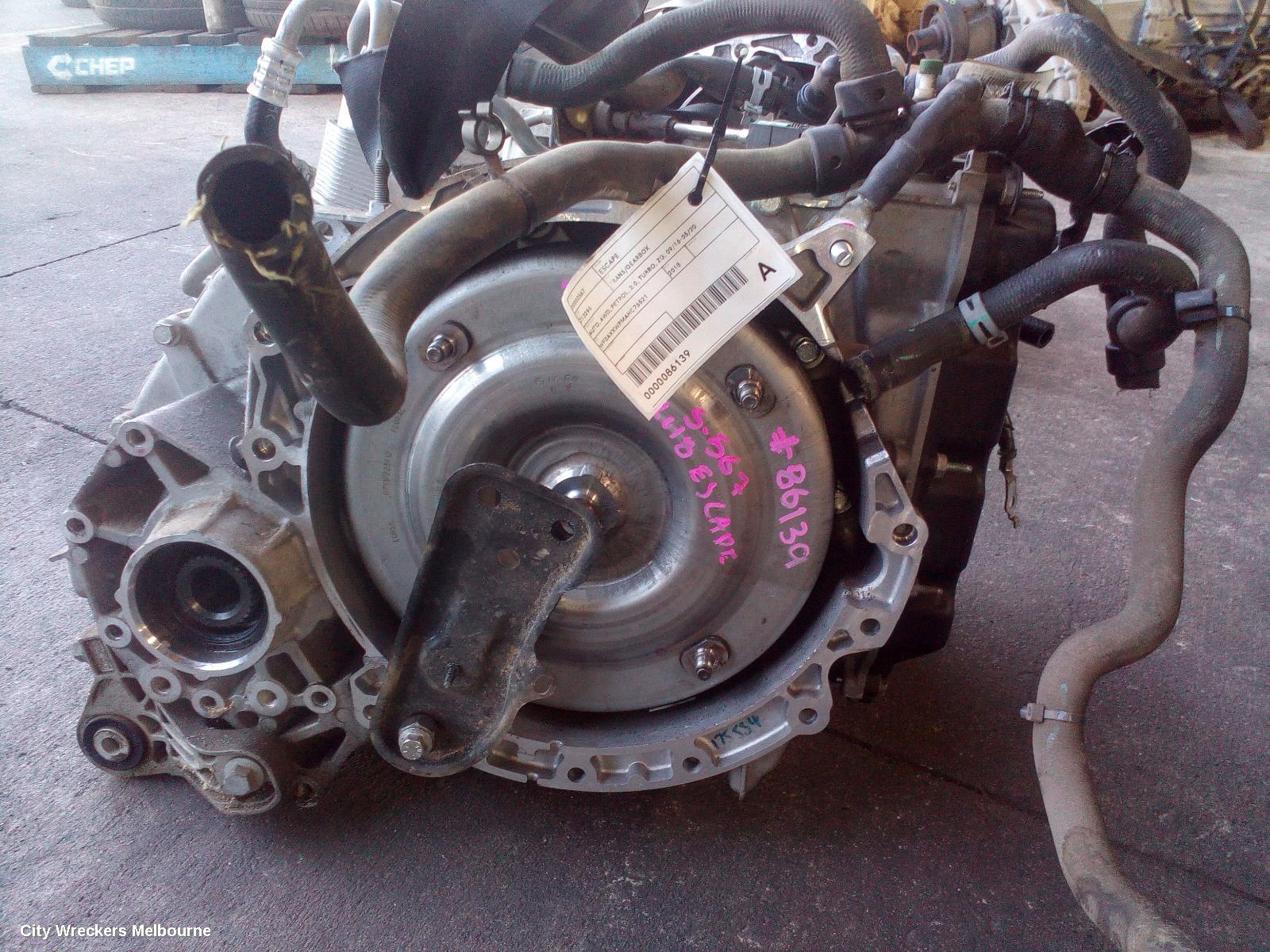 FORD ESCAPE TRANS/GEARBOX, AUTO, AWD, PETROL, 2.0, TURBO, ZG, 09/2016 - 05/2020