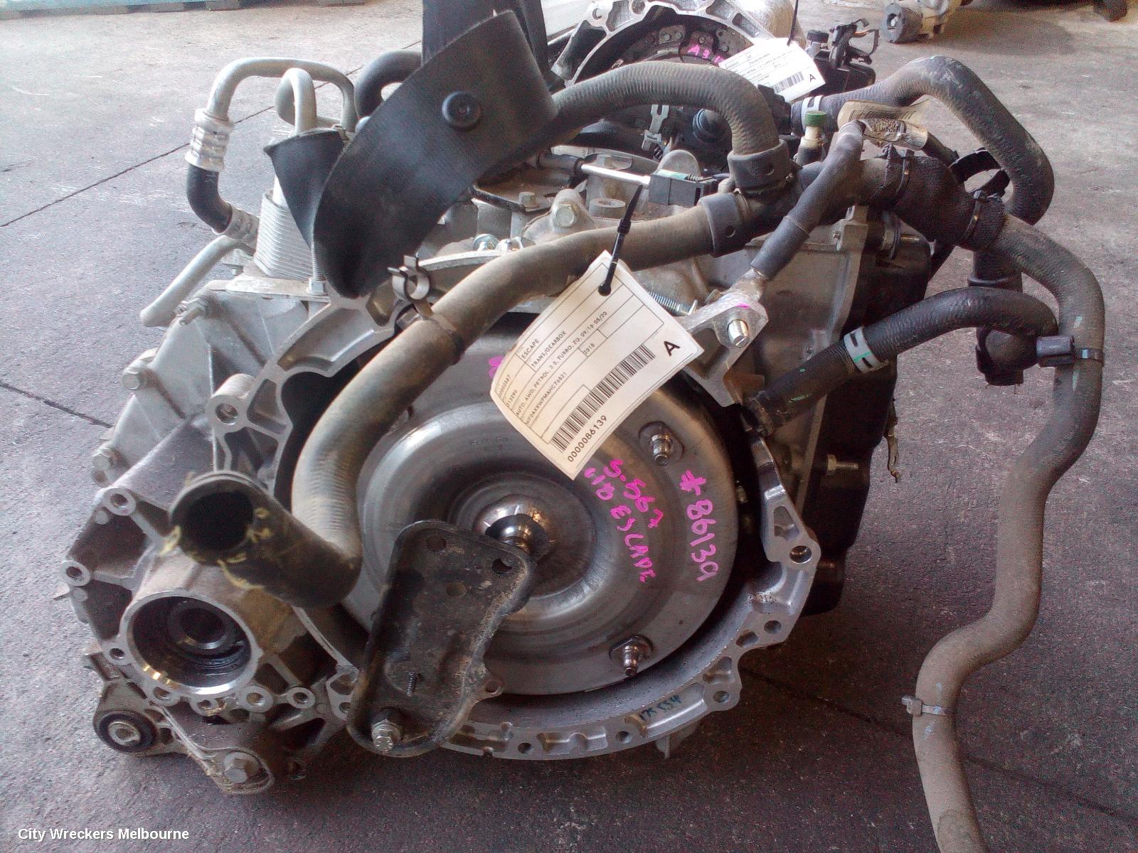 FORD ESCAPE TRANS/GEARBOX, AUTO, AWD, PETROL, 2.0, TURBO, ZG, 09/2016 - 05/2020