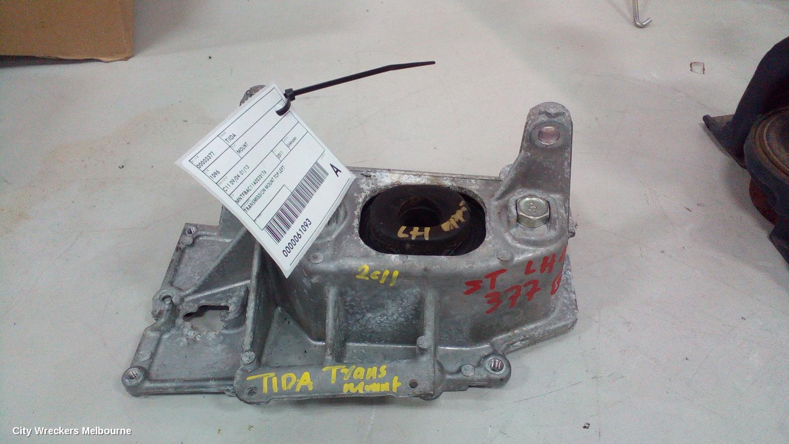 NISSAN TIIDA MOUNT, ENGINE MOUNT, LEFT INSULATOR, PETROL, 1.8, MR18, C11, 09/2004 - 01/2013