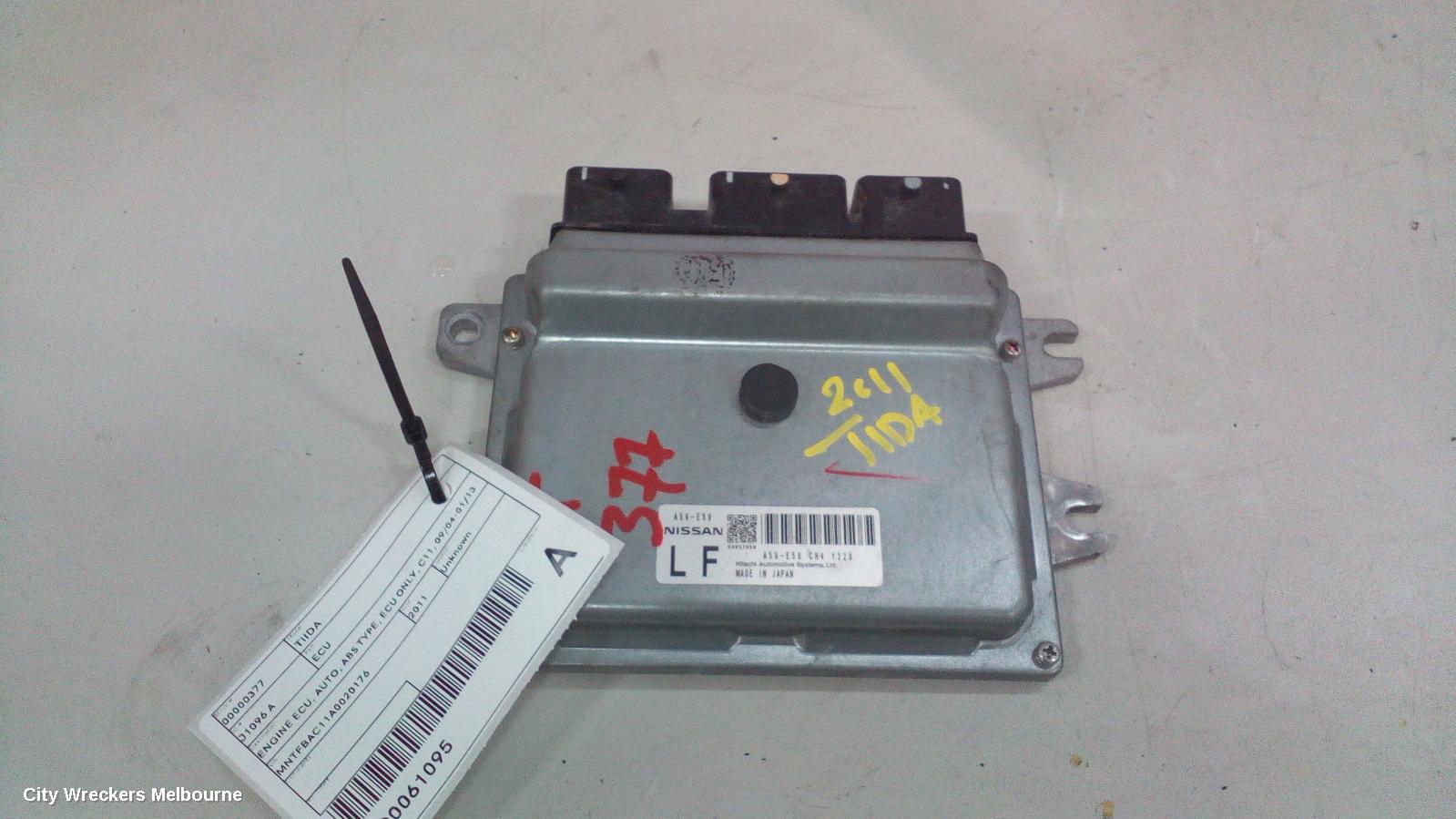 NISSAN TIIDA ECU, ENGINE ECU, AUTO, ABS TYPE, ECU ONLY, C11, 09/2004 - 01/2013