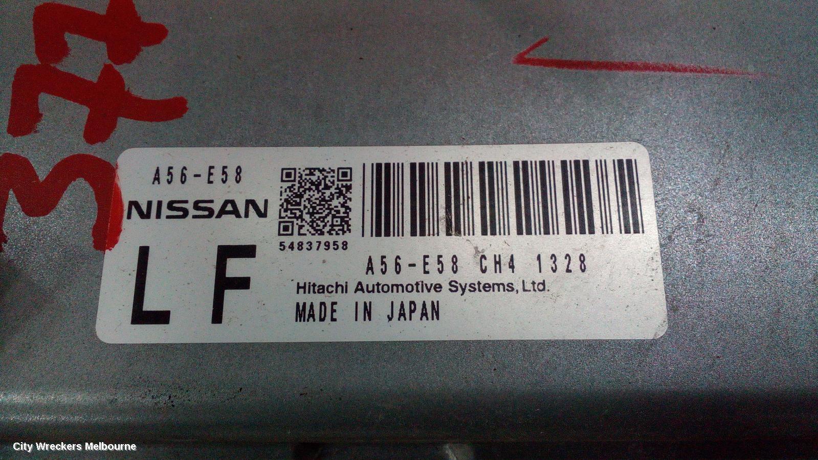 NISSAN TIIDA ECU, ENGINE ECU, AUTO, ABS TYPE, ECU ONLY, C11, 09/2004 - 01/2013