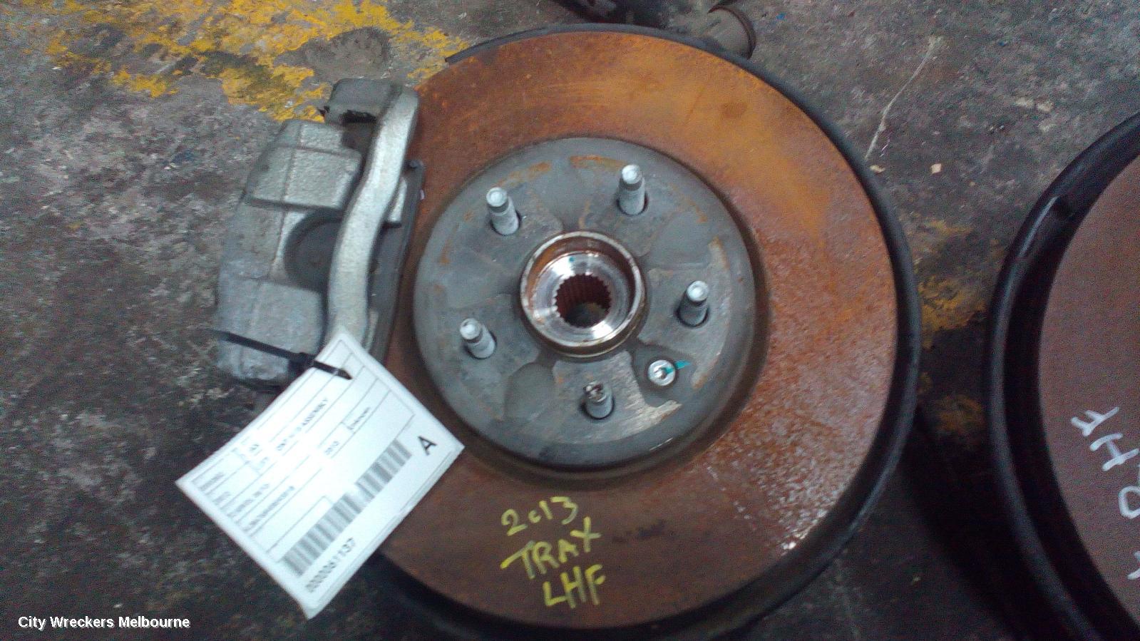HOLDEN TRAX LEFT FRONT HUB ASSEMBLY, TJ SERIES, 08/2013 ONWARDS