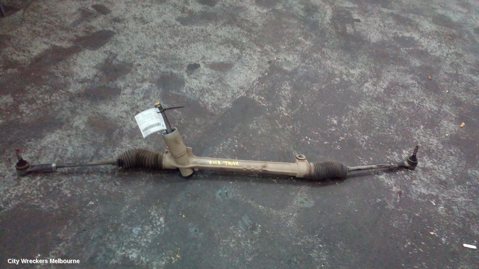 HOLDEN TRAX STEERING BOX/RACK, TJ SERIES, SUIT W/ 18IN WHEELS, 08/2013 - 09/2016