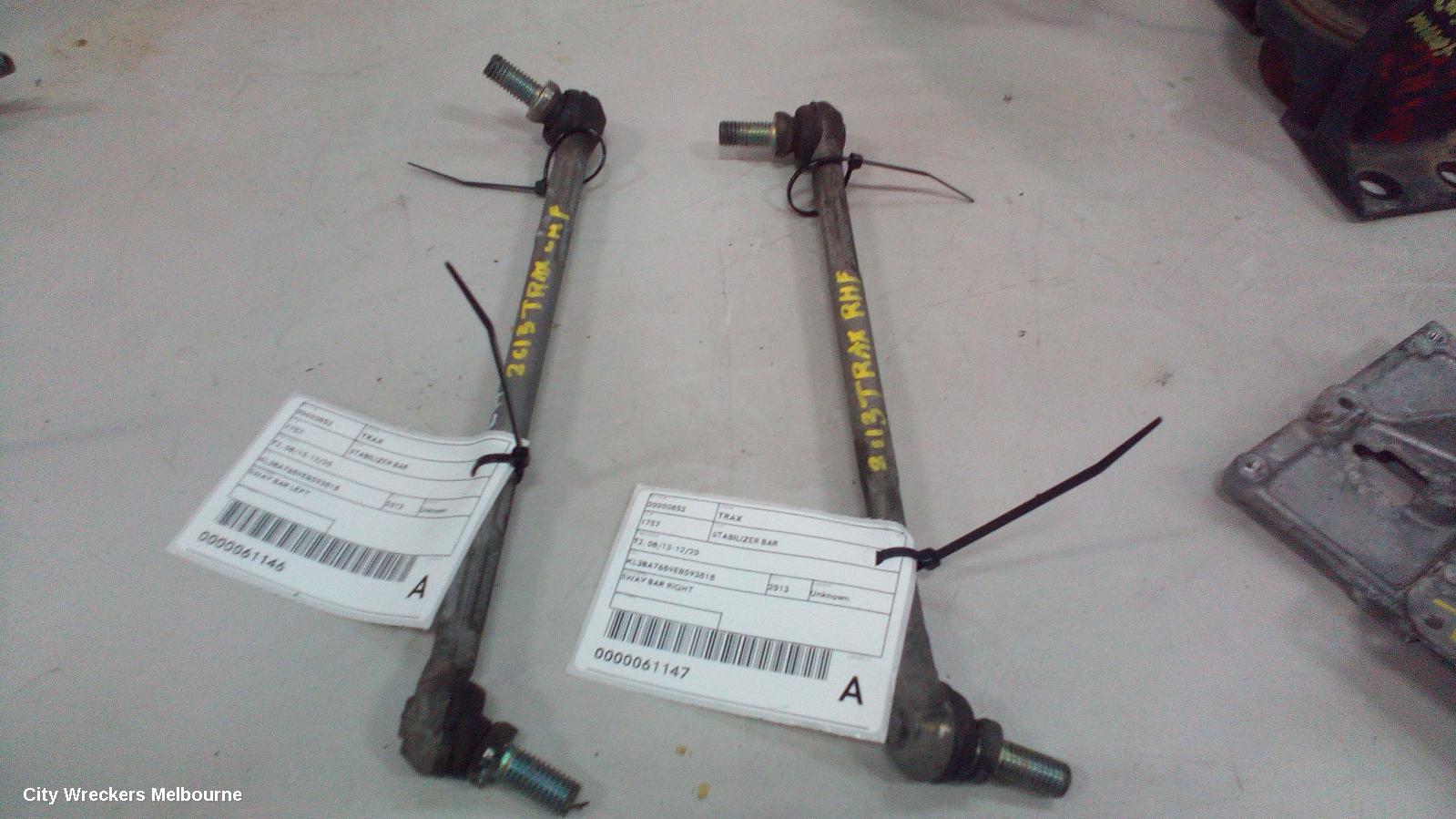 HOLDEN TRAX STABILISER BAR, TJ, 08/2013 - 12/2020